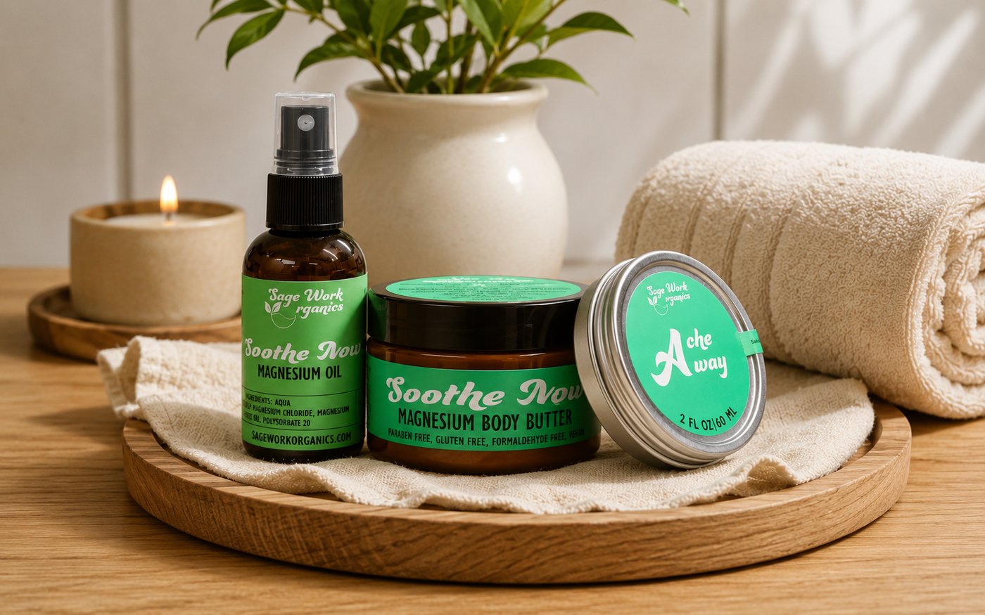 Sage Work Organics — Soothe Now Collection